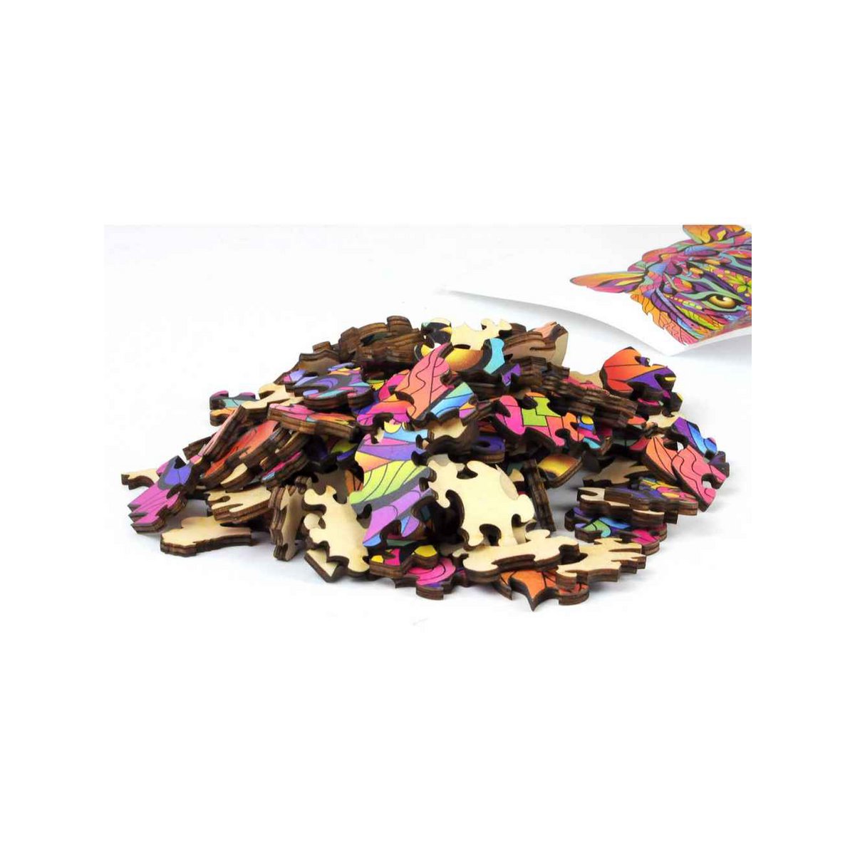 Logica Giochi Mandala Houten Legpuzzel Tijger/ Tiger