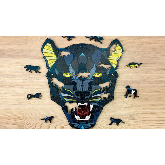 Eco Wood Art (EWA) Houten Legpuzzel Panter/ Panther Size M
