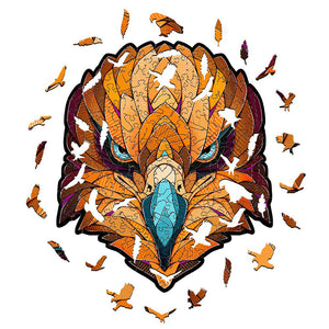Eco Wood Art (EWA), Houten Legpuzzel Eagle, Size M, Houten Doos