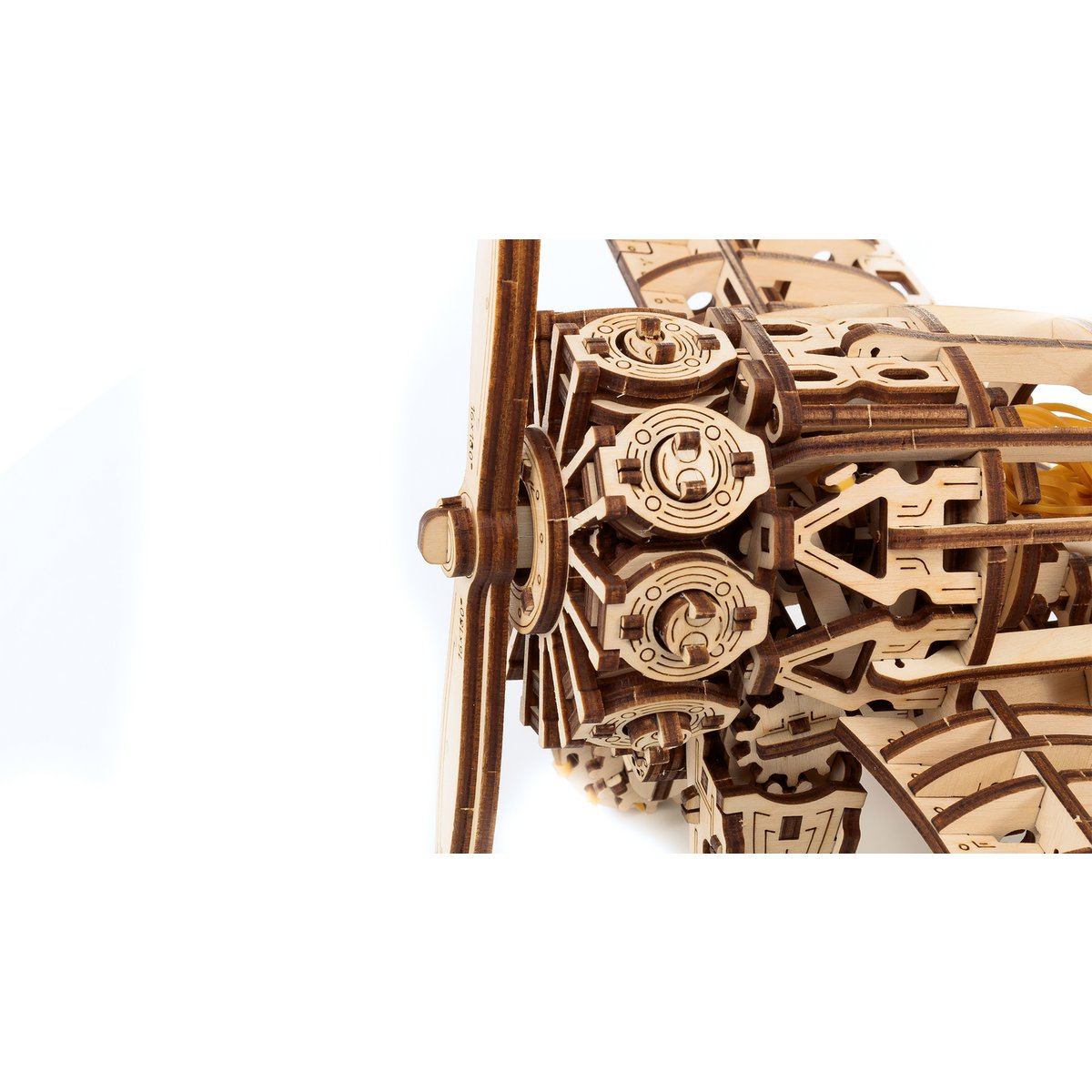 Eco Wood Art (EWA) 3D Mechanische Puzzel Airplane