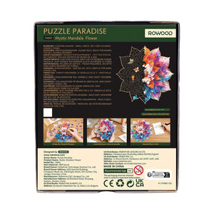 Robotime, Houten Legpuzzel Mystic Mandala Flower