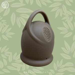 green-goose Menstruatie Cup L | 2 Stuks | Bruin