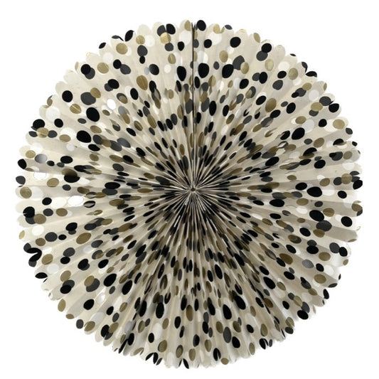 Luna-Leena Rosette met stippen - Eco-papier - Handgemaakt in Nepal