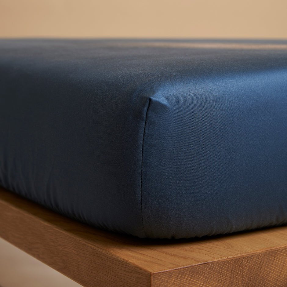 TENCEL™ - Sateen Hoeslaken Donker Blauw