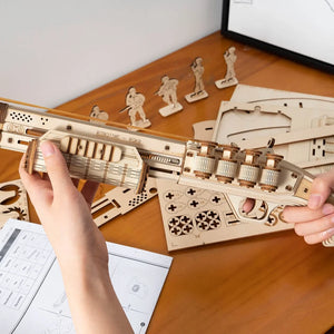 Robotime, 3D Houten Puzzel Terminator M870
