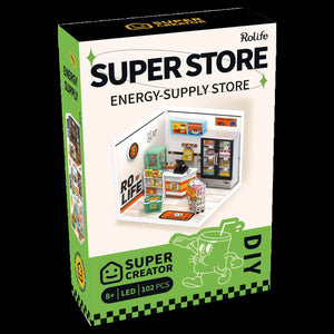 DIY Huisje Super Store Energy-Supply Store, Robotime