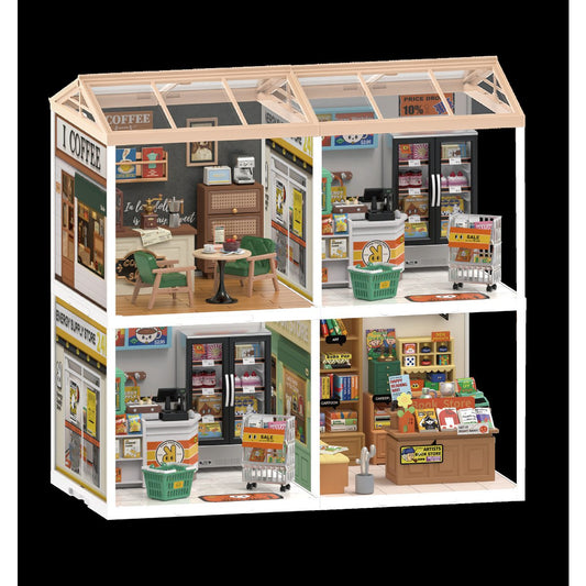DIY Huisje Super Store Energy-Supply Store, Robotime