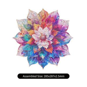 Robotime, Houten Legpuzzel Mystic Mandala Flower
