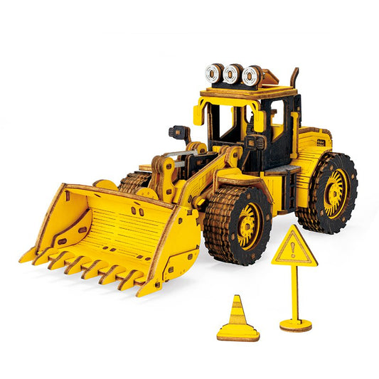 Robotime, Houten Puzzel 3D Bulldozer