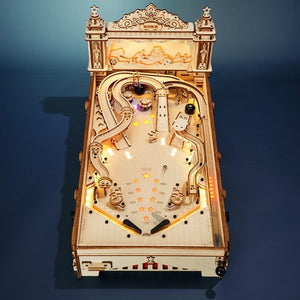 Robotime, 3D Houten Puzzel Flipperkast/Pinball Machine