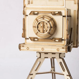 Robotime, 3D Houten Puzzel Vintage Camera