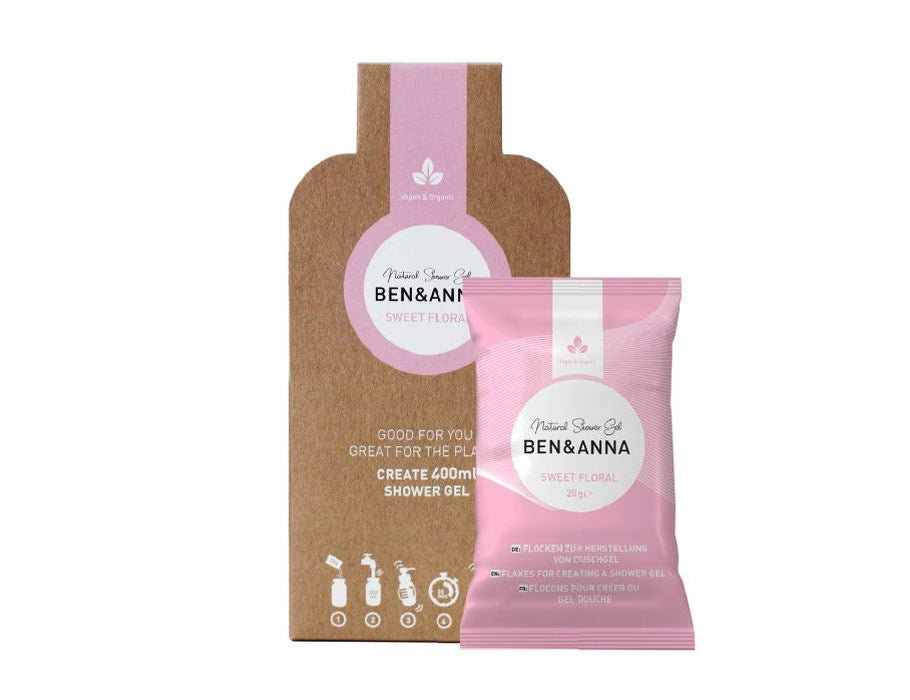 Ben & Anna Douchegel vlokken (diverse geuren 2x20 gram)