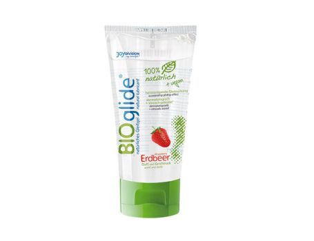Natuurlijk glijmiddel met aardbeiensmaak