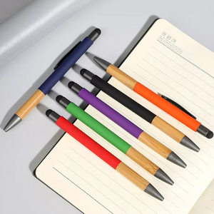 green-goose Bamboe Stylus Pen | Random Kleuren | 8 Stuks