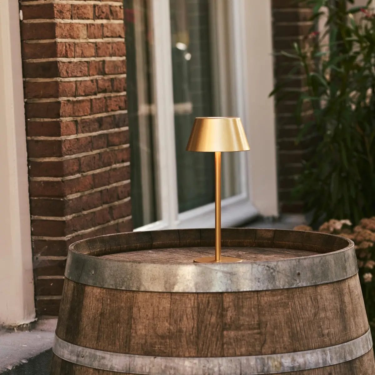 Tavellio - Milou Gold Tafellamp zonder Kabel | Modern, design en 3 lichtmodi