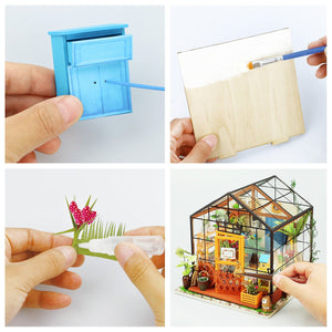 Robotime DIY Huisje Cathy's Green House