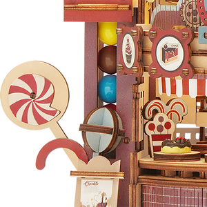 3D Houten Puzzel Knikkerbaan Marble Run Chocolate Factory, Robotime