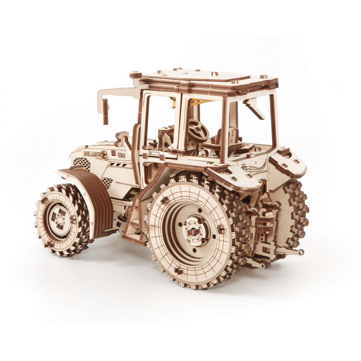 Eco Wood Art (EWA) 3D Mechanische Puzzel, Belarus-82 Tractor