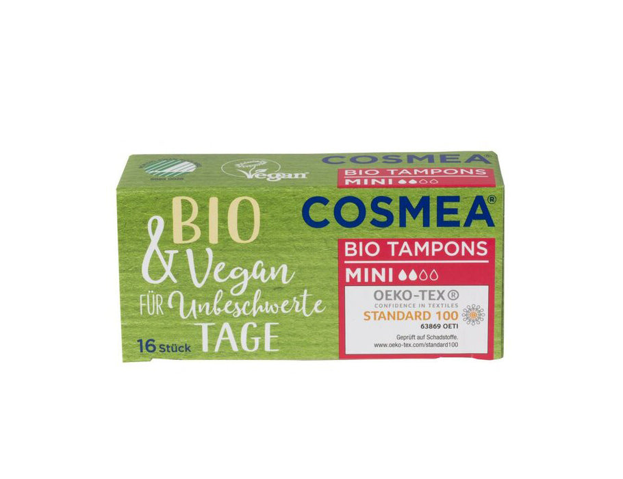Cosmea - Bio Tampons - Mini, Normal of Super - 16 stuks