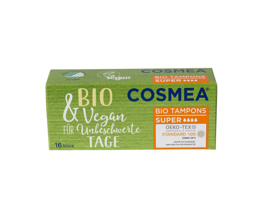 Cosmea - Bio Tampons - Mini, Normal of Super - 16 stuks