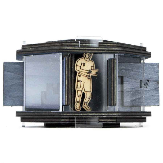 Logica Giochi Houten Breinbreker Star Adventures Mission The Space Station, 11,5x11,5x6cm