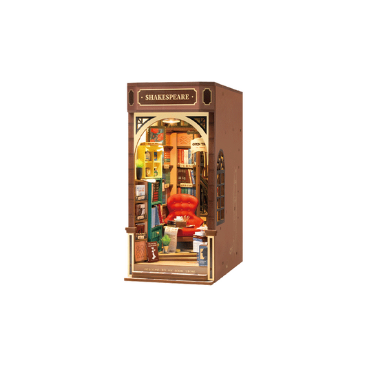 Robotime, DIY Book Nook Boekensteun Shakespeare's, TGB07, 20x11,5x22cm