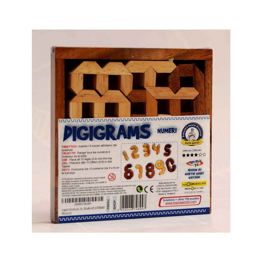 Logica Giochi Houten Puzzel Digigrams