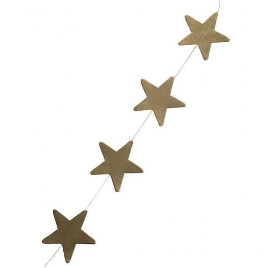 Luna-Leena sterrenslinger - Ecopapier - Goud - Handgemaakt in Nepal