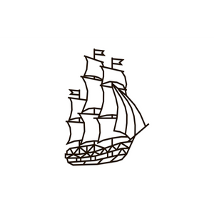 Eco Wood Art Wandpuzzel Schip