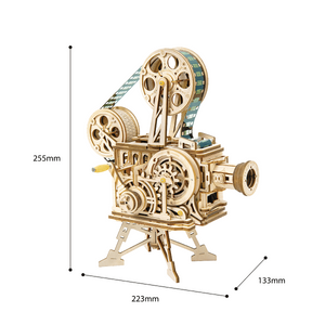 Robotime, Houten Puzzel 3D Vitascope/Movieprojector