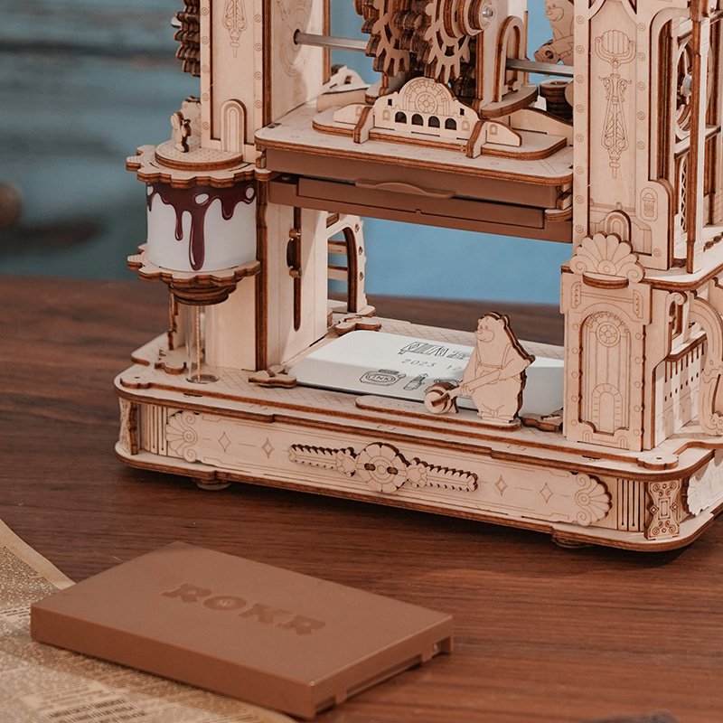 Robotime 3D Houten Puzzel Classic Printing Press, LK602, 21,5x14,5x27cm