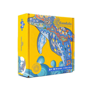 Logica Giochi Mandala Houten Legpuzzel Dolfijn/ Dolphin