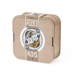 Eco Wood Art (EWA) Houten Legpuzzel Koi Karper/ Kois Size L