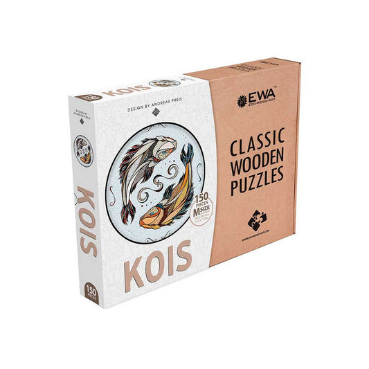 Eco Wood Art (EWA) Houten Legpuzzel Koi Karper/ Kois