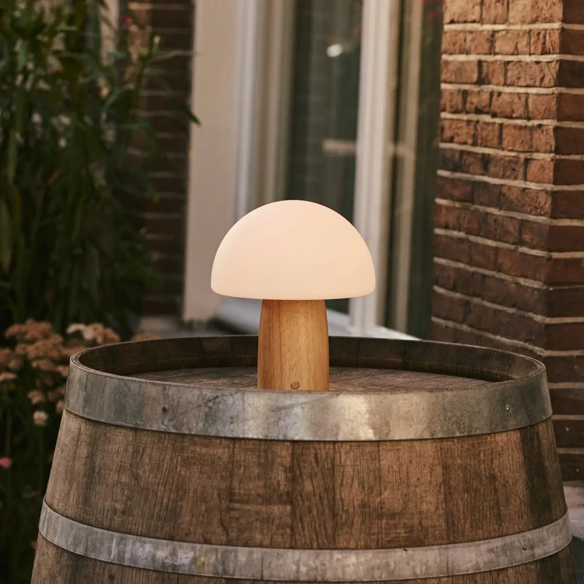 Tavellio - Mia Lichtbruine Stijlvolle Draadloze Tafellamp | Elegant, dimbaar en functioneel