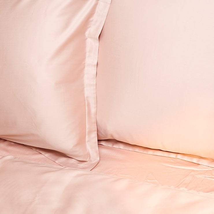 Eco Bamboe Kussensloop Powder peach