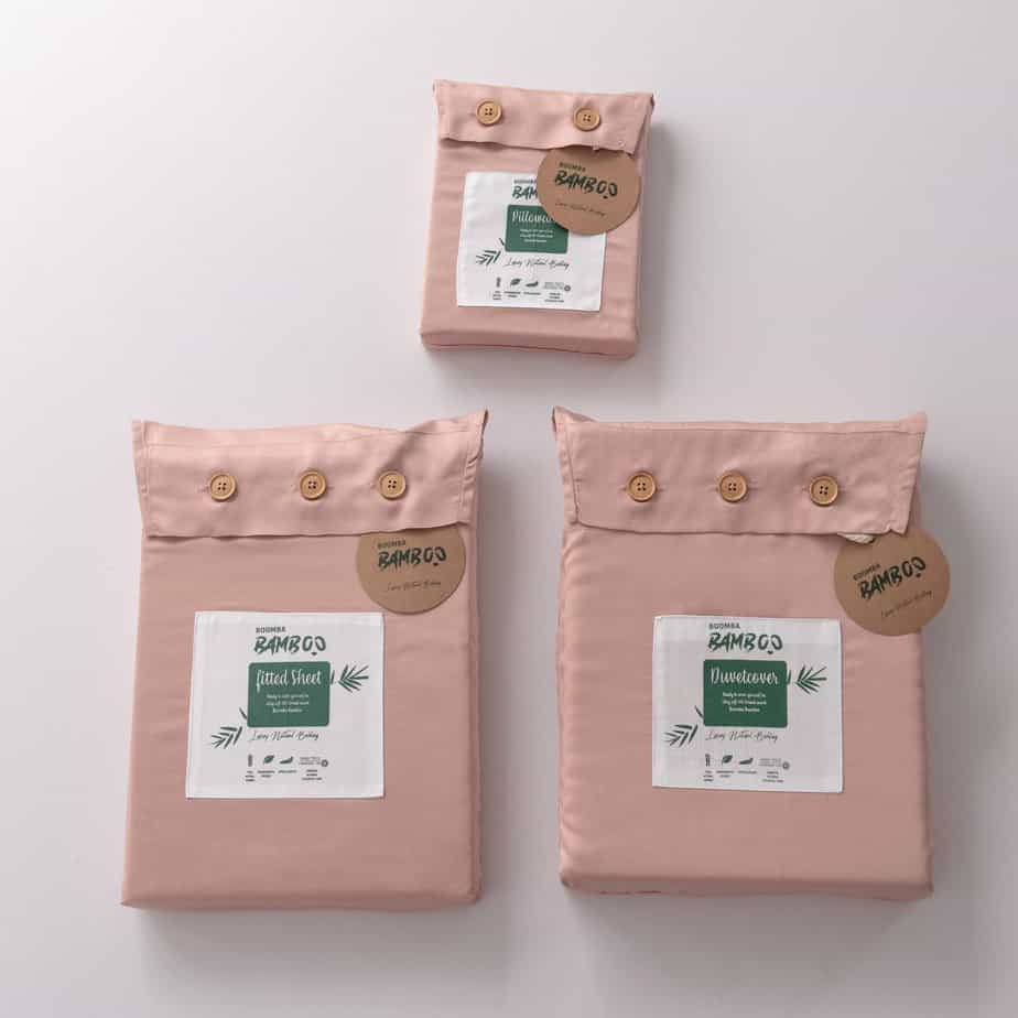 Boomba Premium dekbedovertrek 100% bamboe Cuddle Pink