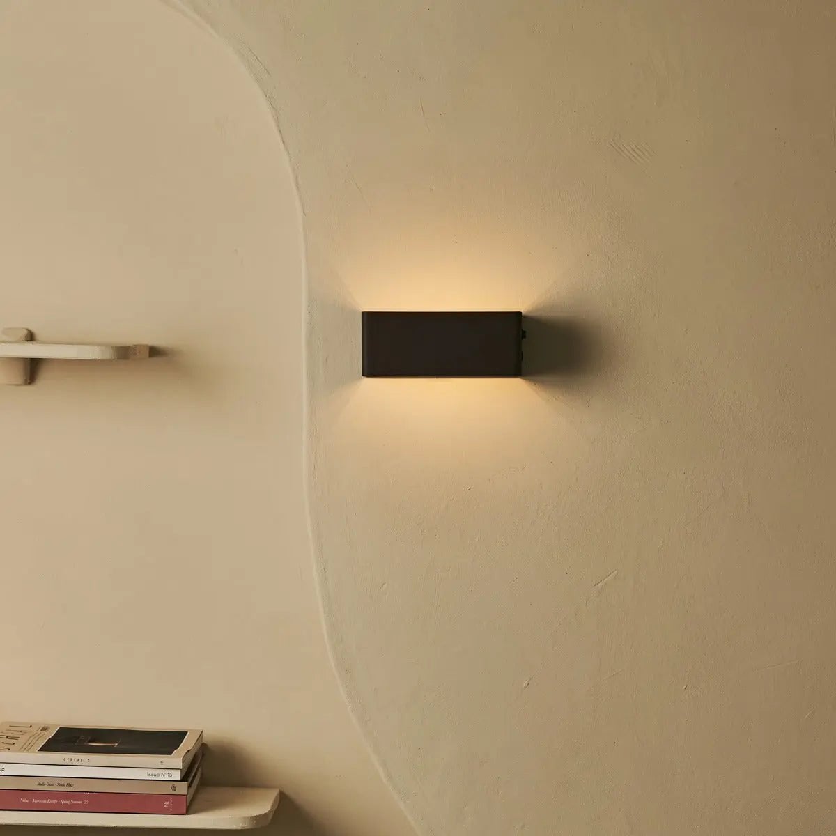 Tavellio - Tessa Mokka Bruin Oplaadbare Wandlamp | Bewegingssensor, 20 lichtmodi Afstandsbediening