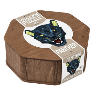 Eco Wood Art Houten Legpuzzel Panter/ Panther, houten doos