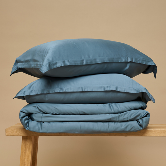 Bamboe Dekbedovertrek Ocean Blue