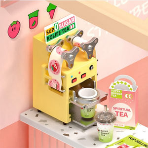 DIY Huisje Super Store Double Joy Bubble Tea, Robotime
