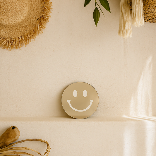 Vrolijkmakende Smiley spiegel White Smile