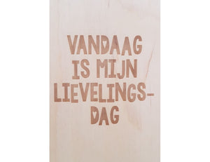 Beaver Woodlands - Set van 5 Houten briefkaarten - www.eco-waar.nl