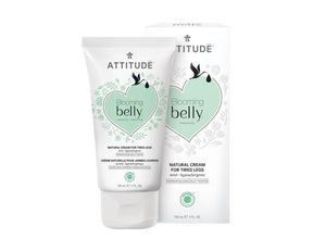 Attitude - Blooming belly - Natural Cream voor vermoeide benen - Mint - www.eco-waar.nl